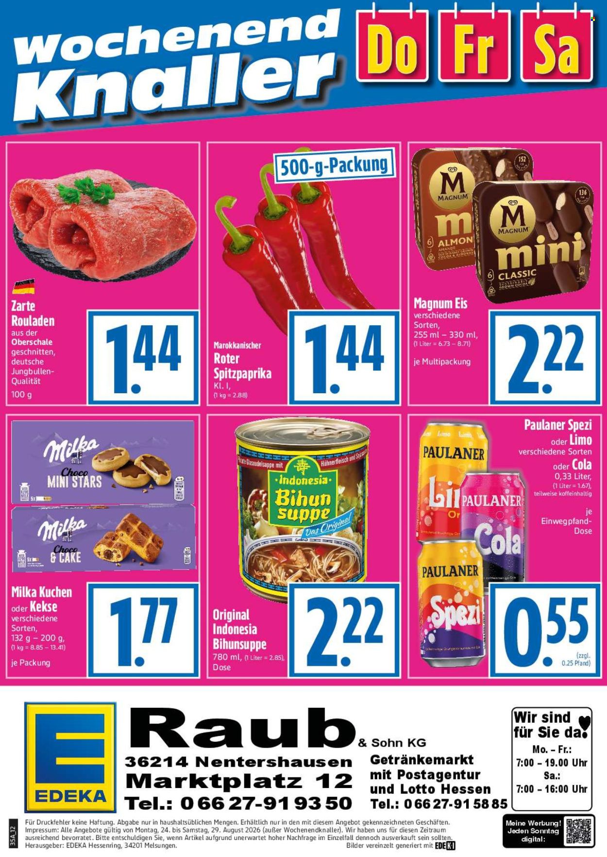Edeka Prospekte  - 24.08.2026 - 29.08.2026. Seite 14