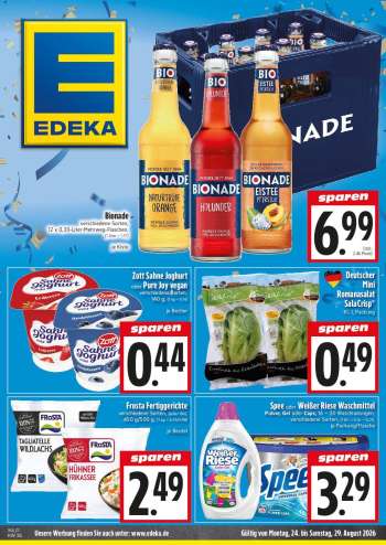 Prospekte Edeka - 24.08.2026 - 29.08.2026.