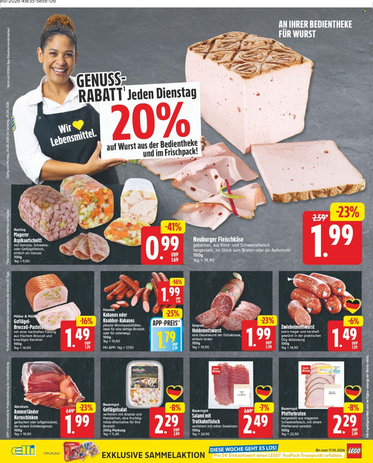 Edeka Prospekte  - 24.08.2026 - 29.08.2026. Seite 6