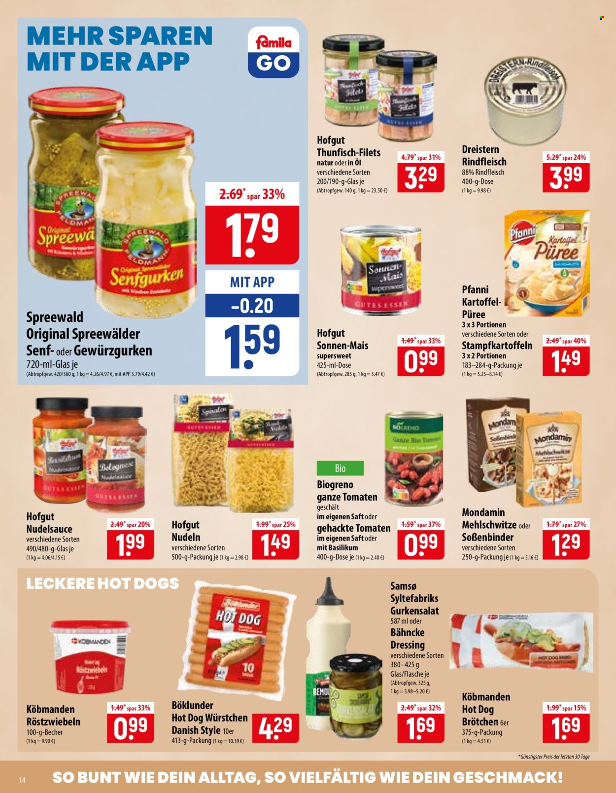 famila Prospekte  - 24.08.2026 - 29.08.2026. Seite 14