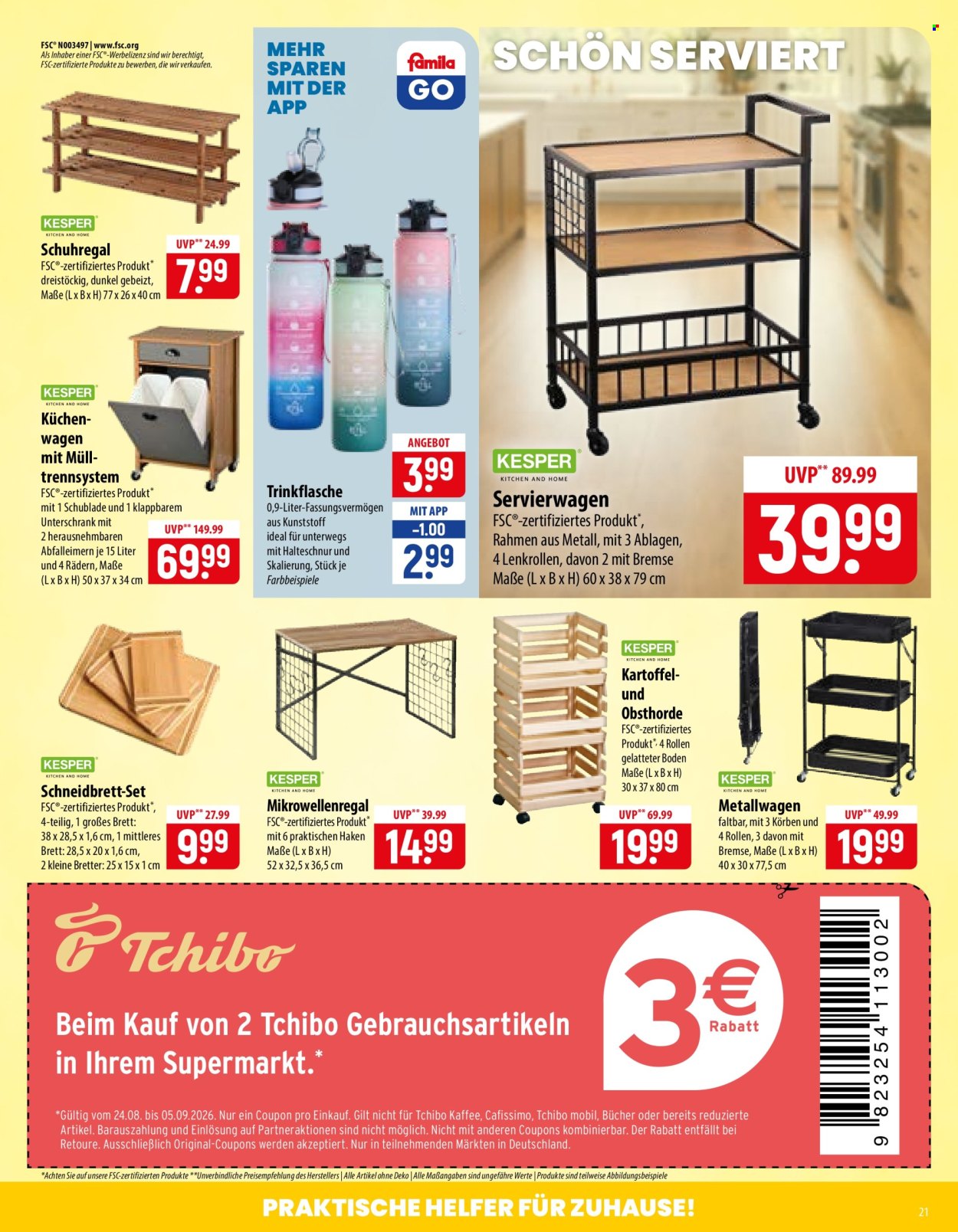 famila Prospekte  - 24.08.2026 - 29.08.2026. Seite 21