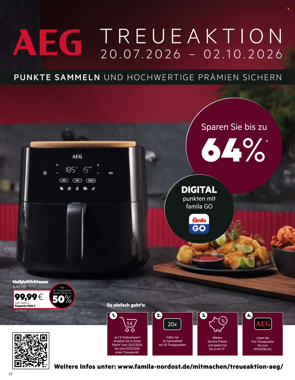 famila Prospekte  - 24.08.2026 - 29.08.2026. Seite 22