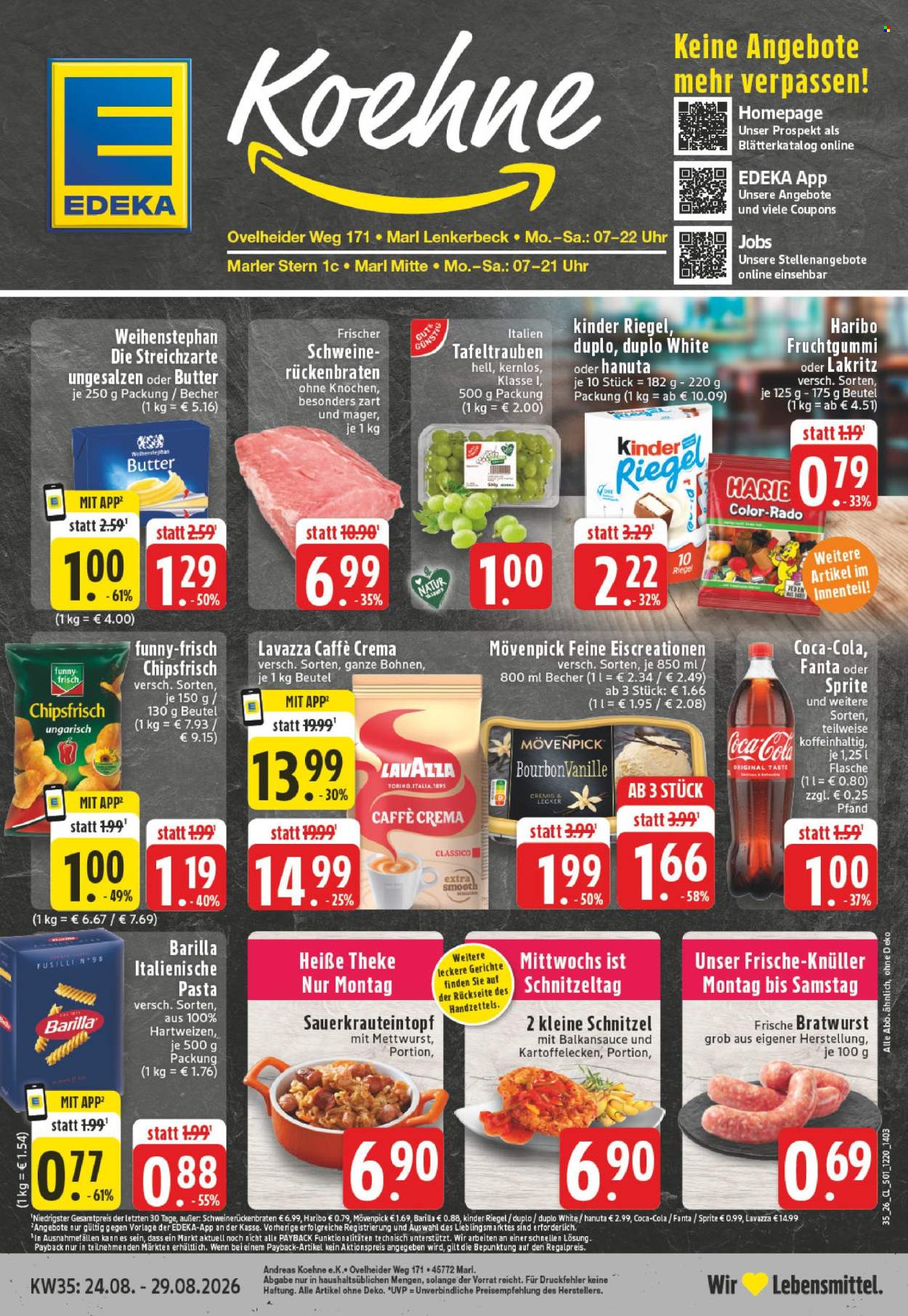 Edeka Prospekte  - 24.08.2026 - 29.08.2026. Seite 1