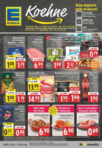 Prospekte Edeka - 24.08.2026 - 29.08.2026.