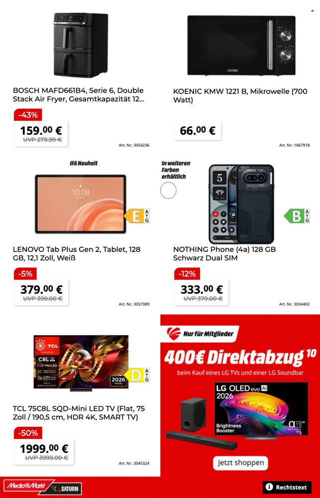 MediaMarkt Prospekte  - 24.08.2026 - 8.09.2026. Seite 2