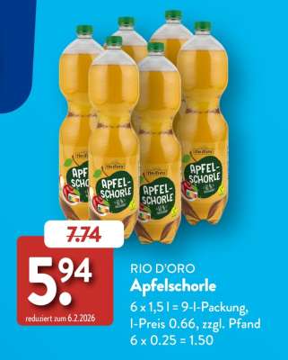 RIO D’ORO Apfelschorle