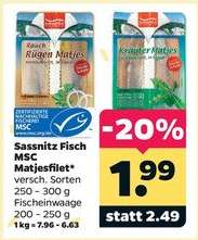 Sassnitz Fisch MSC Matjesfilet