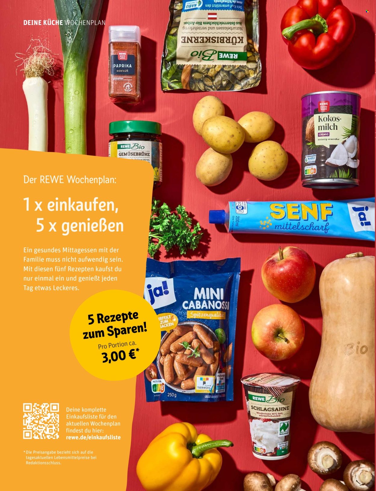 Leták REWE. Strana 22