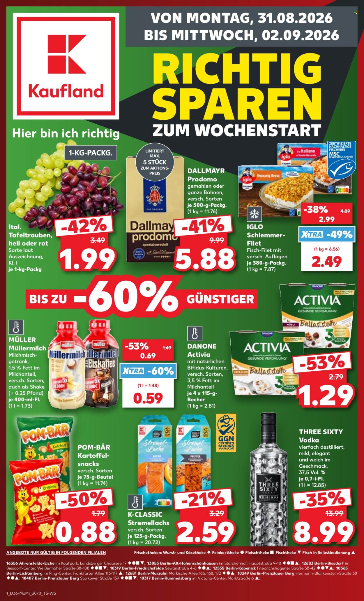 Kaufland Prospekte  - 31.08.2026 - 2.09.2026. Seite 1