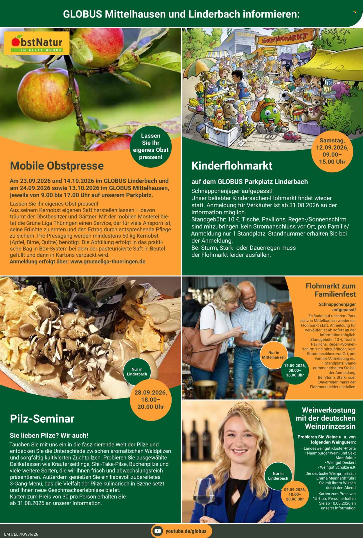 Globus Prospekte  - 31.08.2026 - 5.09.2026. Seite 23