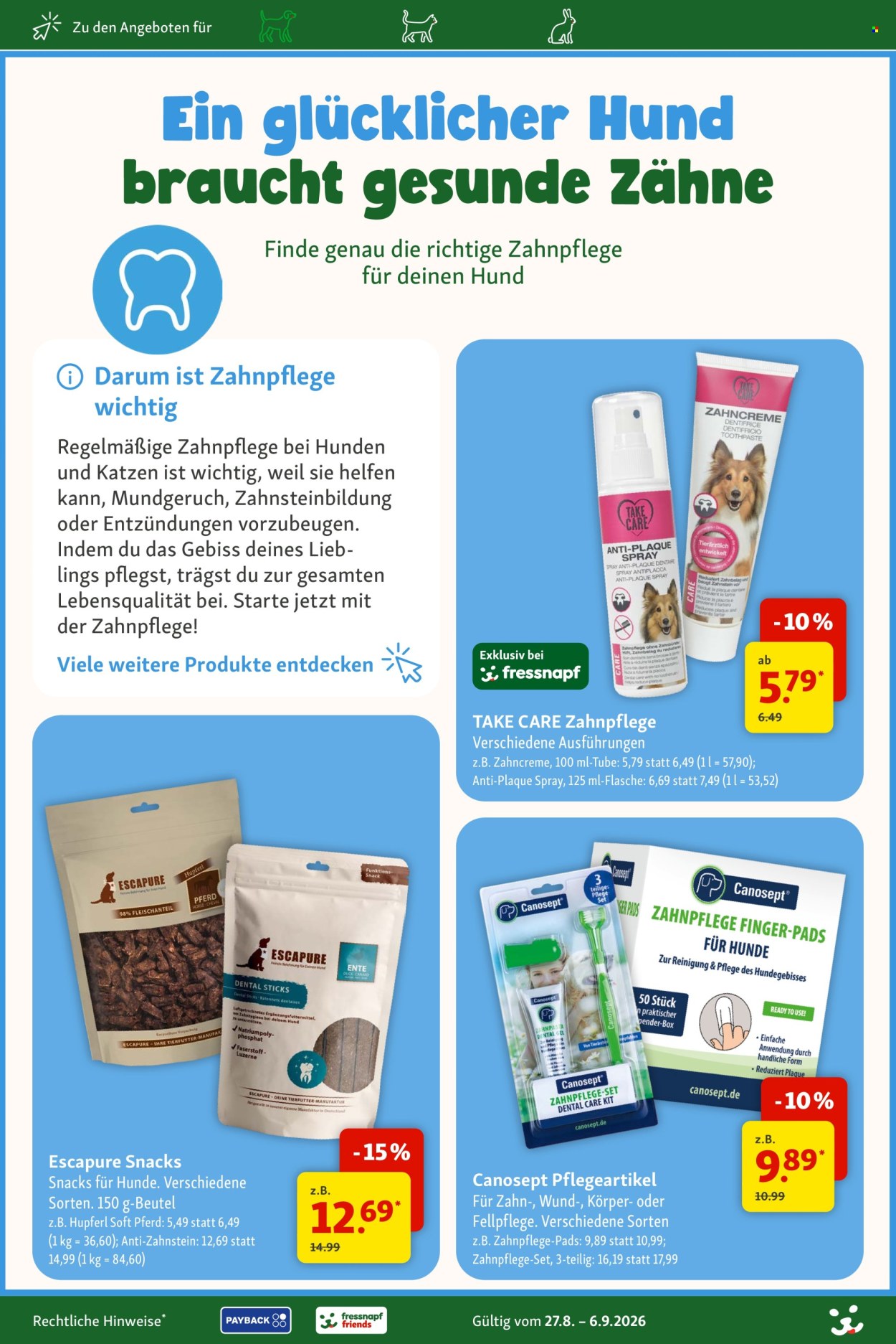 Fressnapf Prospekte  - 27.08.2026 - 6.09.2026. Seite 19