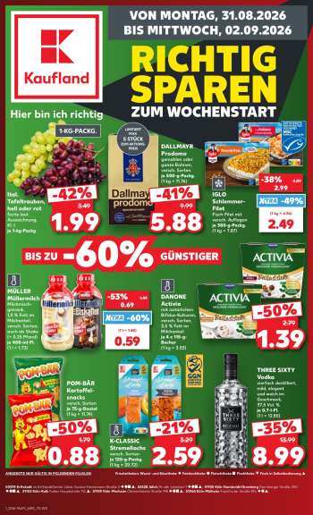 Prospekte Kaufland - 31.08.2026 - 2.09.2026.