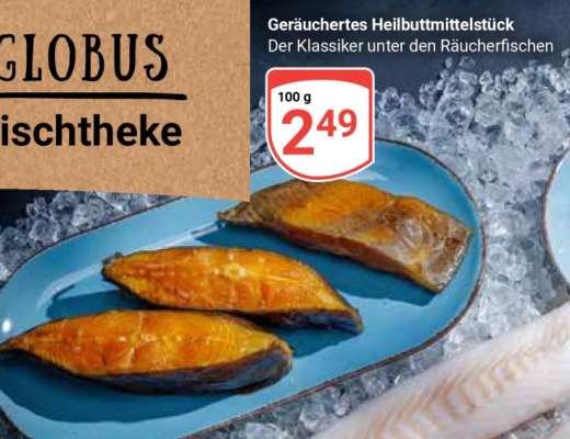 Geräuchertes Heilbuttmittelstück