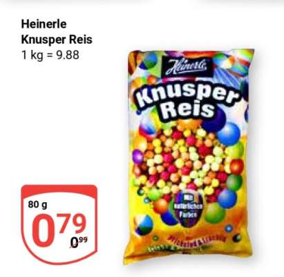 Heinerle Knusper Reis
