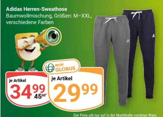 Adidas Herren- Sweathose