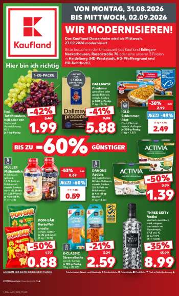 Prospekte Kaufland - 31.08.2026 - 2.09.2026.