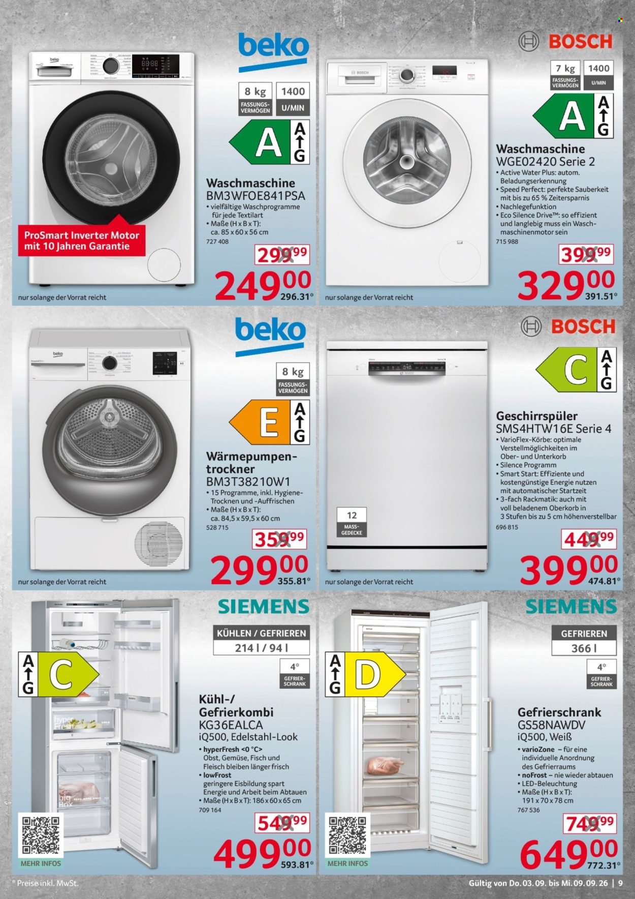 Selgros Prospekte  - 3.09.2026 - 9.09.2026. Seite 9