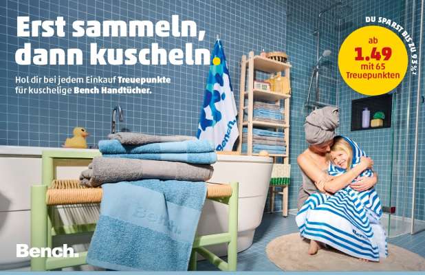 Bench Handtücher