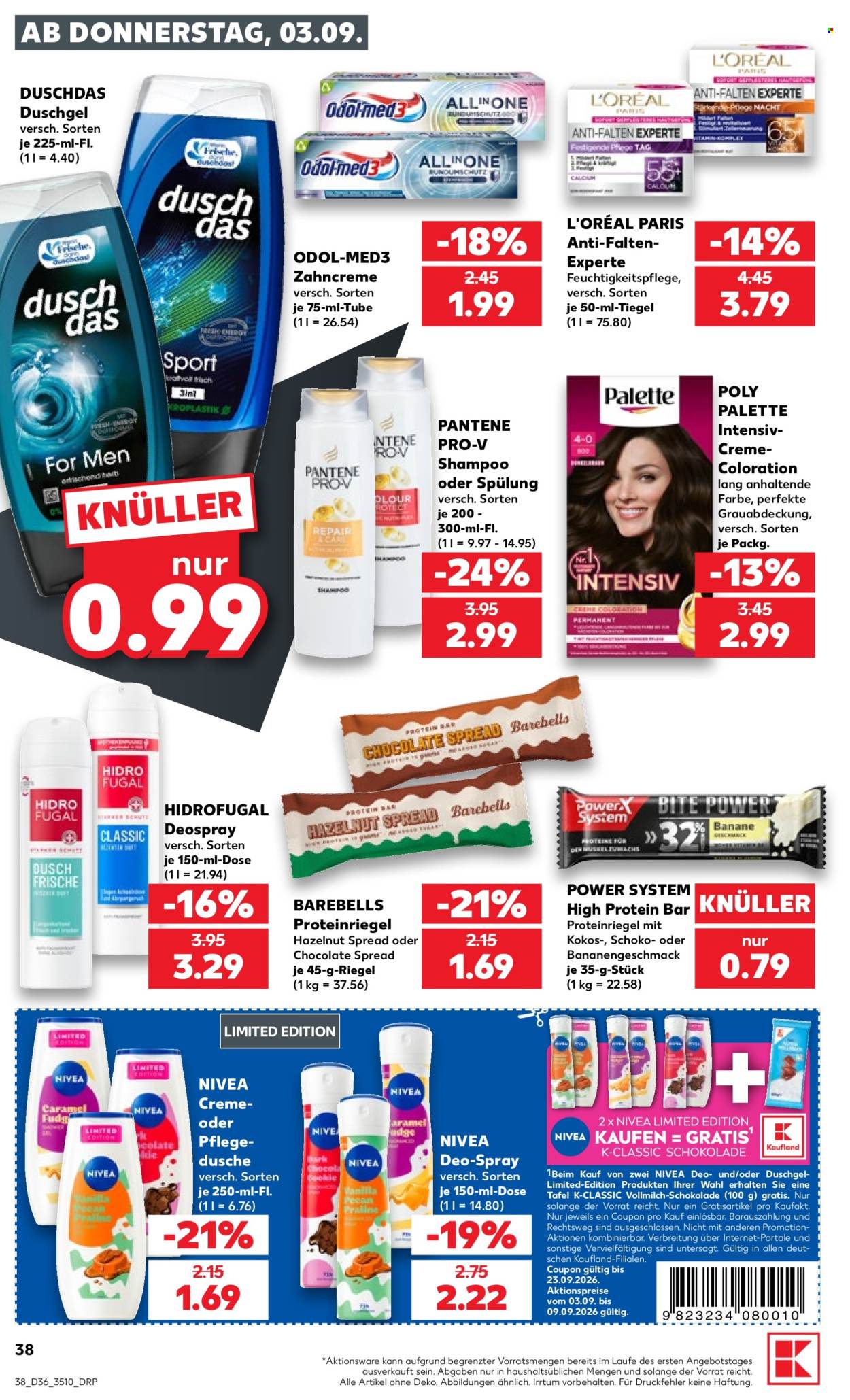 Kaufland Prospekte  - 3.09.2026 - 9.09.2026. Seite 38