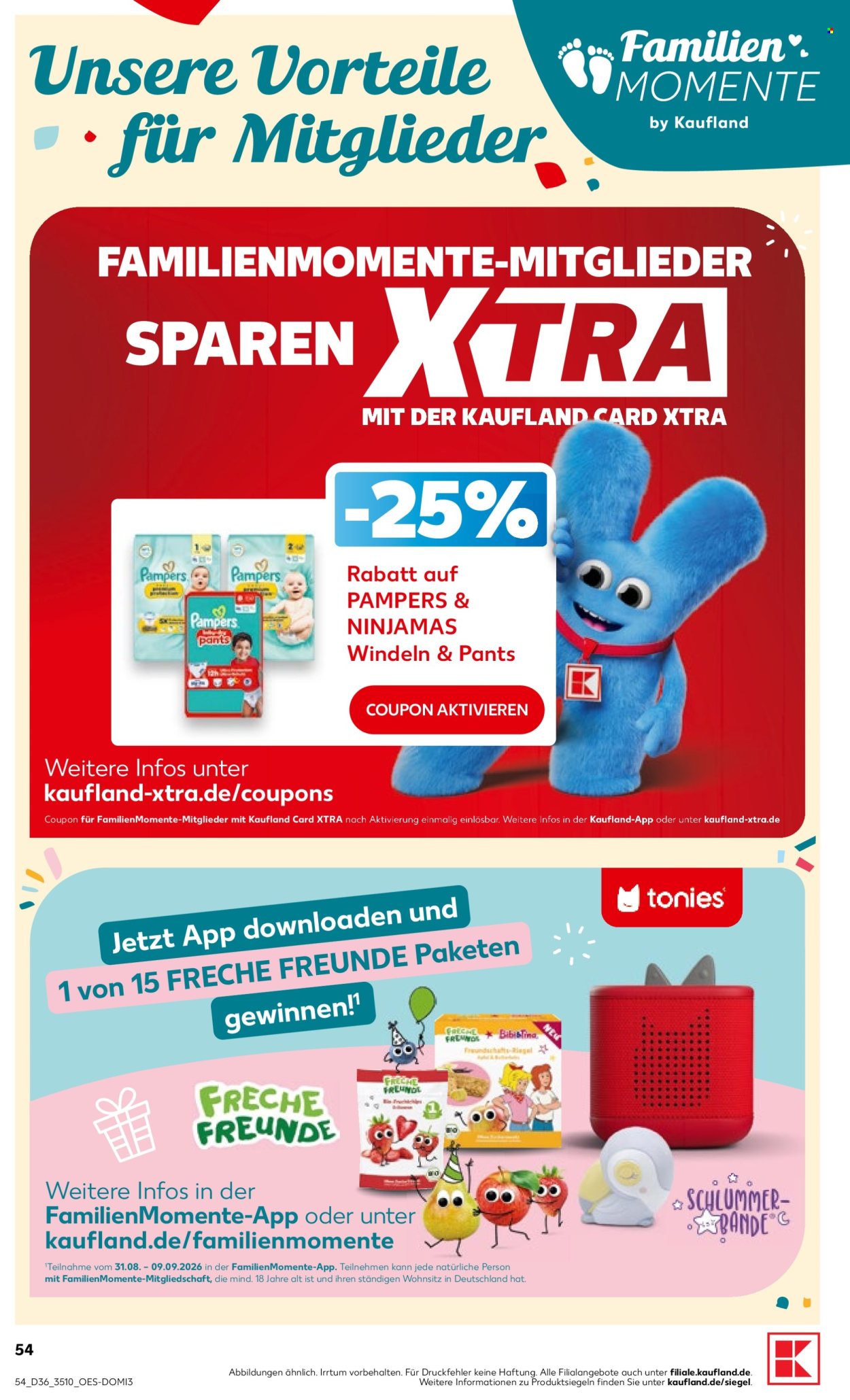 Kaufland Prospekte  - 3.09.2026 - 9.09.2026. Seite 54
