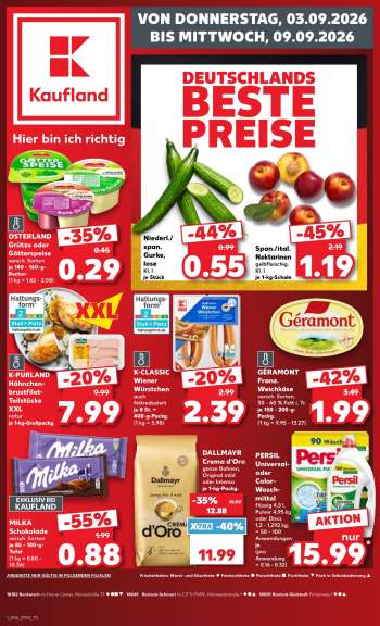 Prospekte Kaufland - 3.09.2026 - 9.09.2026.