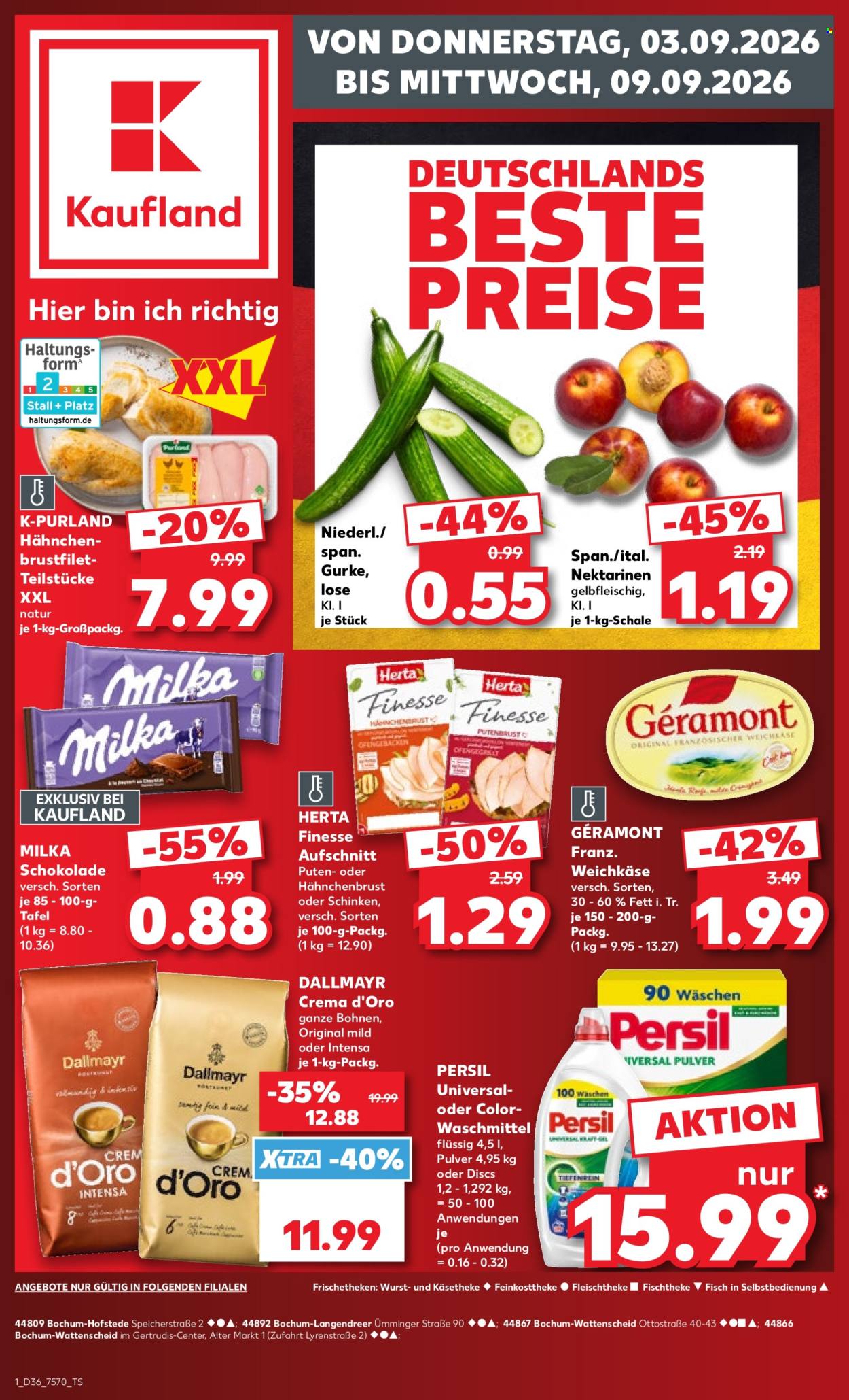 Kaufland Prospekte  - 3.09.2026 - 9.09.2026. Seite 1