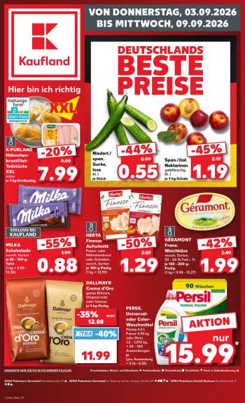 Prospekte Kaufland - 3.09.2026 - 9.09.2026.