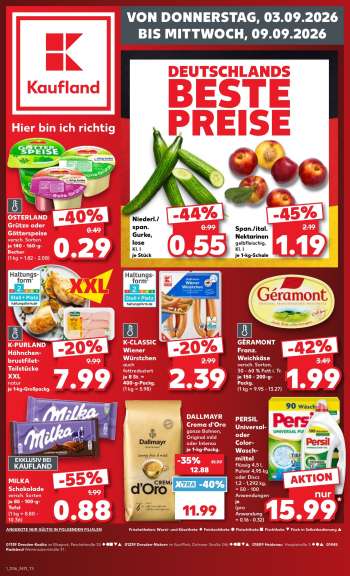 Prospekte Kaufland - 3.09.2026 - 9.09.2026.