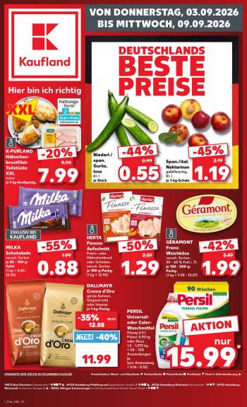 Prospekte Kaufland - 3.09.2026 - 9.09.2026.