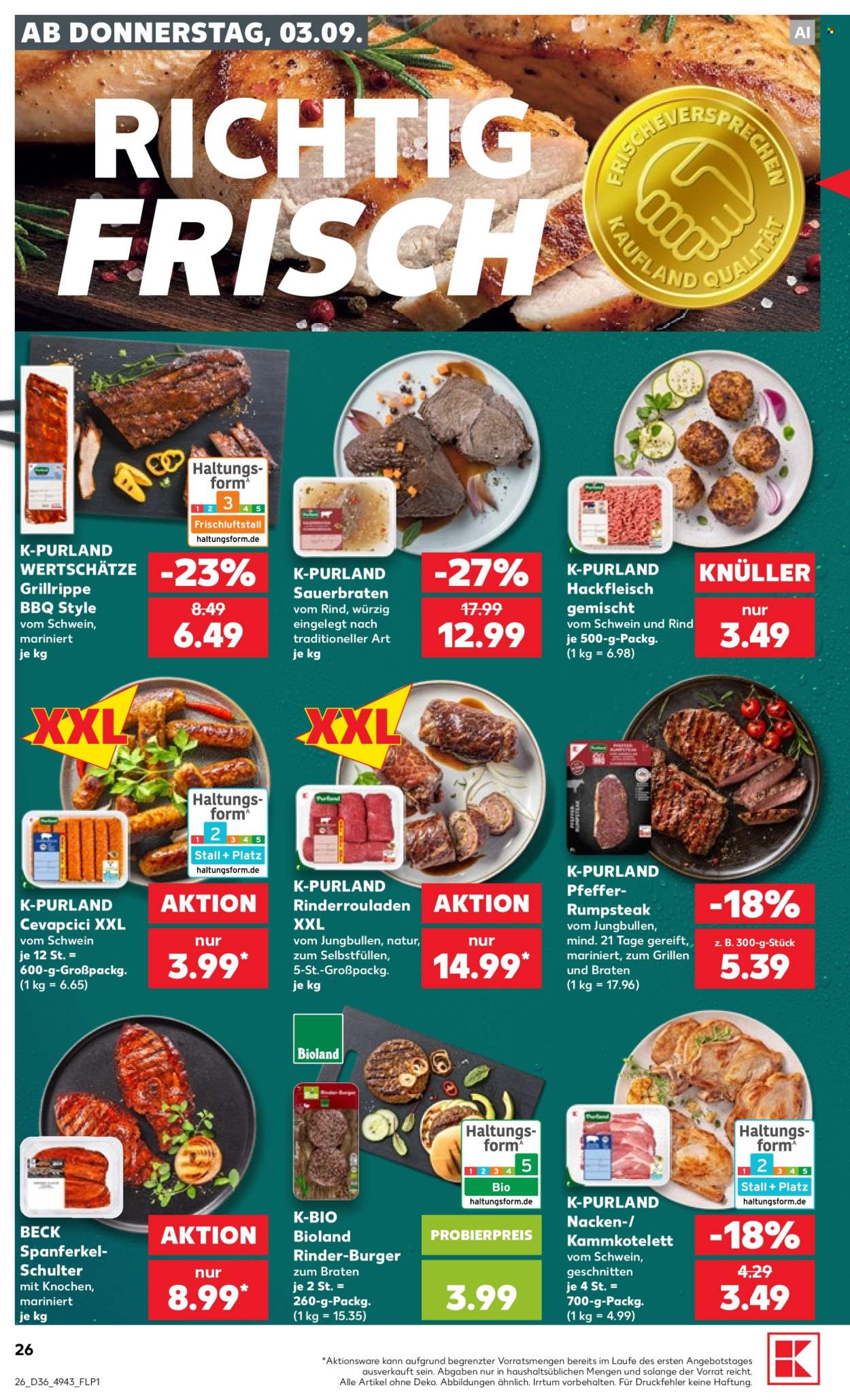 Kaufland Prospekte  - 3.09.2026 - 9.09.2026. Seite 26
