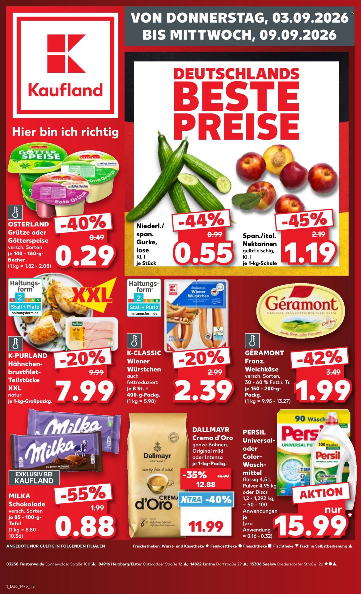 Kaufland Prospekte  - 3.09.2026 - 9.09.2026. Seite 1