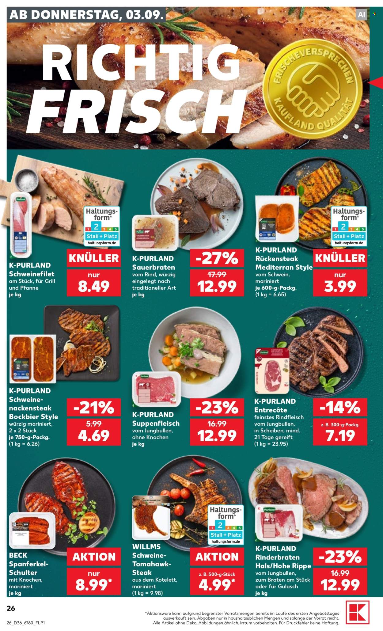 Kaufland Prospekte  - 3.09.2026 - 9.09.2026. Seite 26
