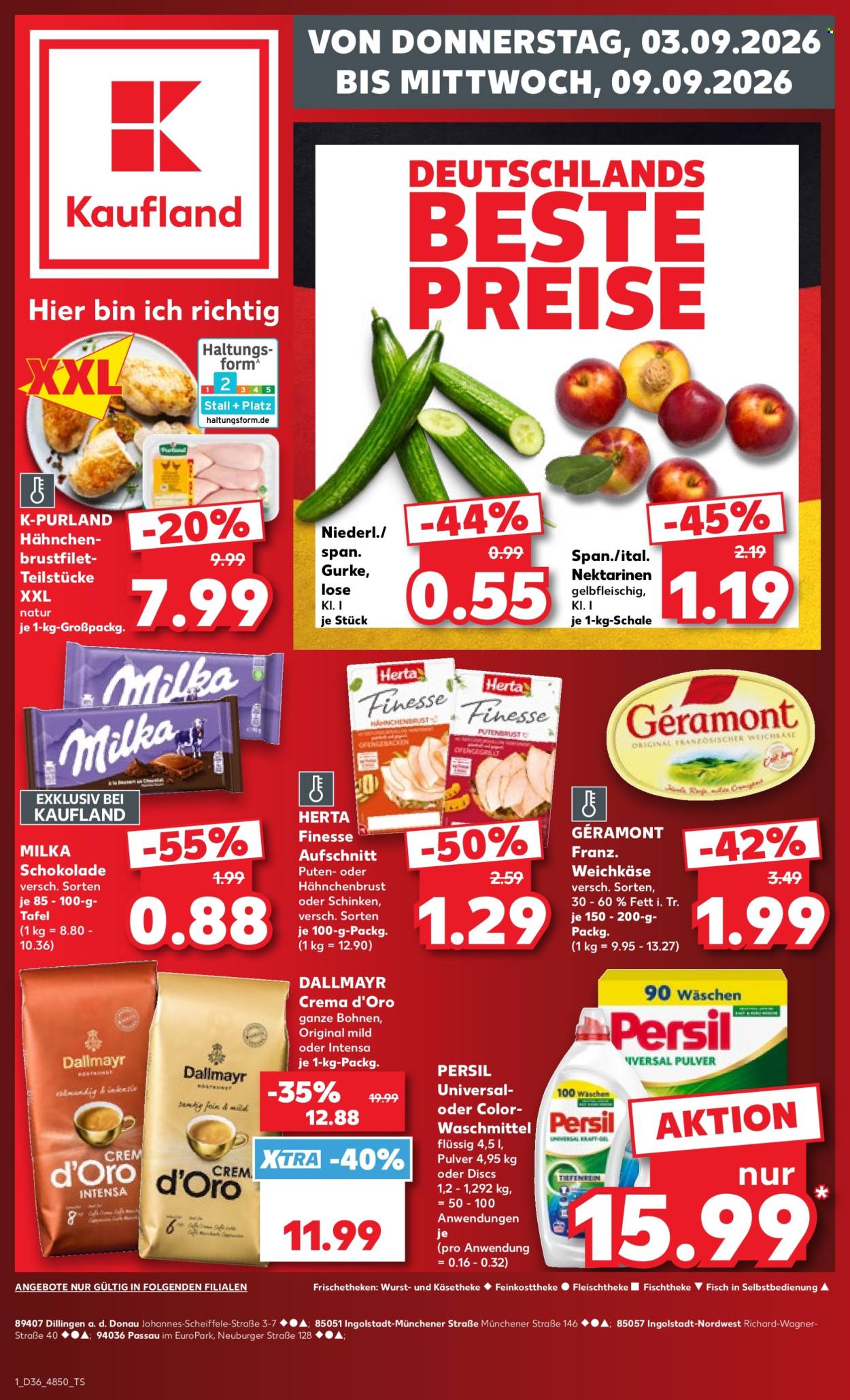 Kaufland Prospekte  - 3.09.2026 - 9.09.2026. Seite 1
