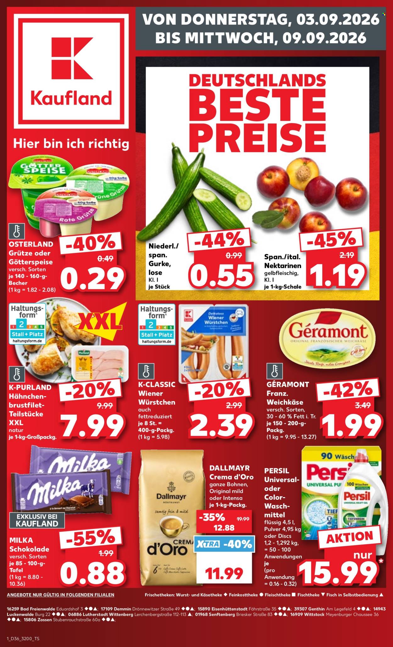 Kaufland Prospekte  - 3.09.2026 - 9.09.2026. Seite 1