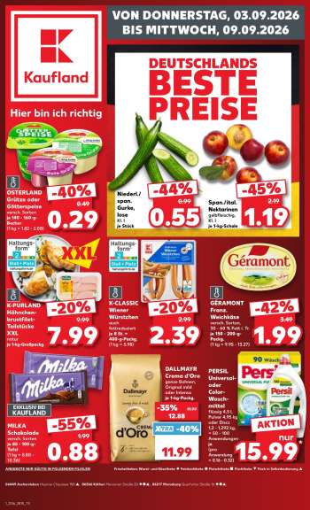 Prospekte Kaufland - 3.09.2026 - 9.09.2026.