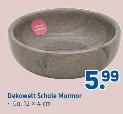 Dekowelt Schale Marmor