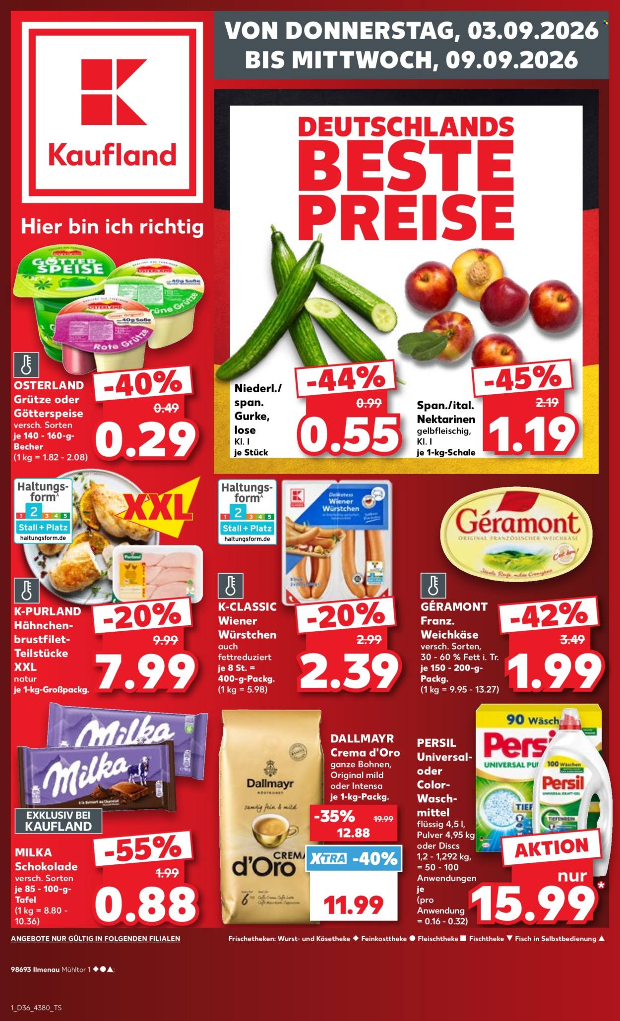 Kaufland Prospekte  - 3.09.2026 - 9.09.2026. Seite 1