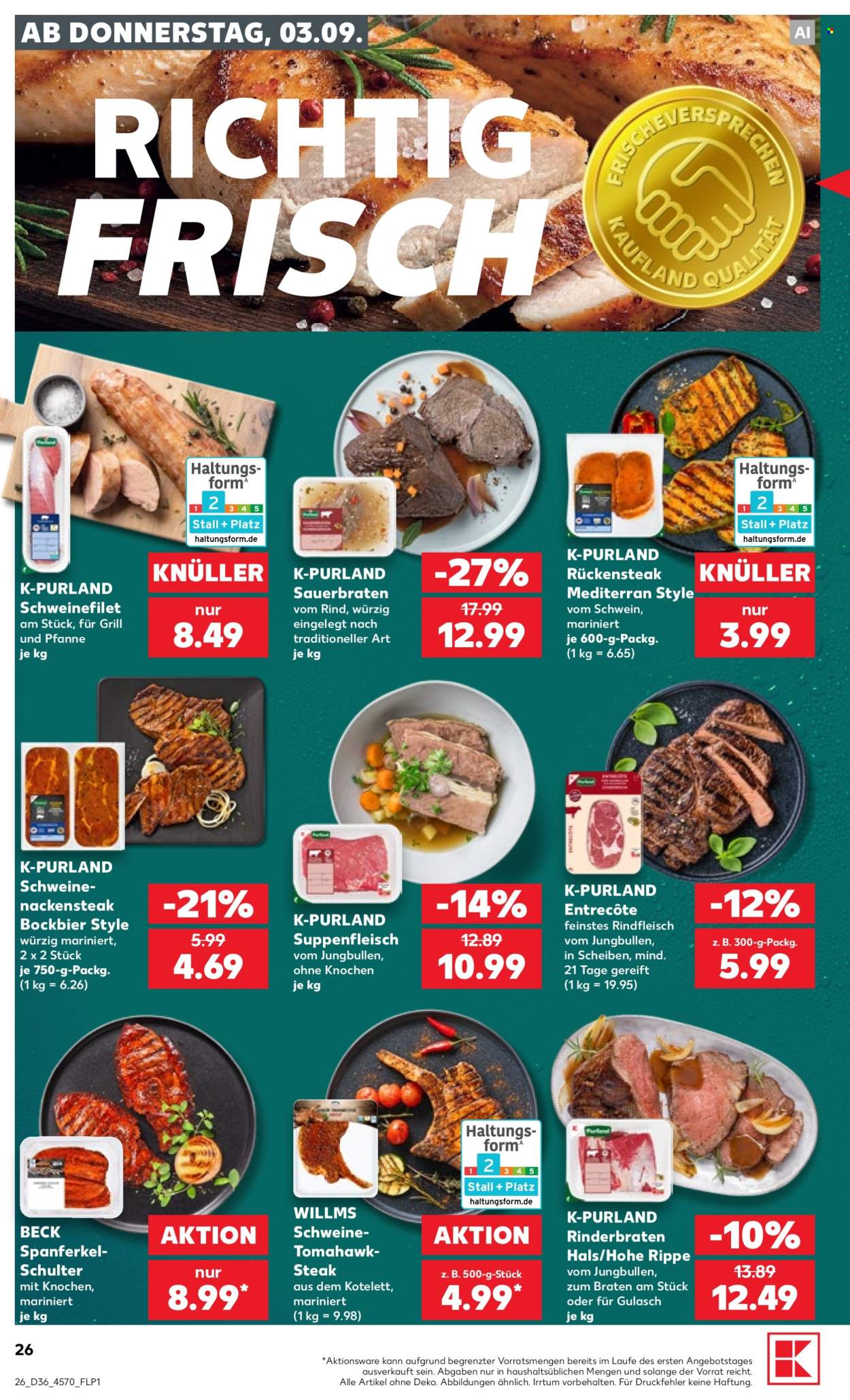 Kaufland Prospekte  - 3.09.2026 - 9.09.2026. Seite 26