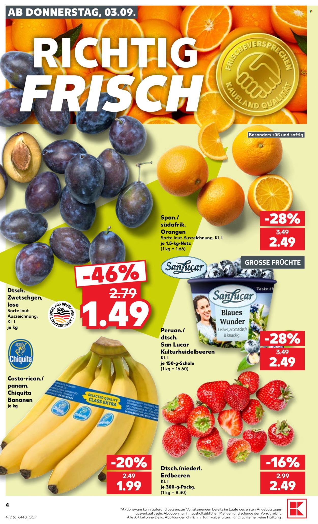 Kaufland Prospekte  - 3.09.2026 - 9.09.2026. Seite 4