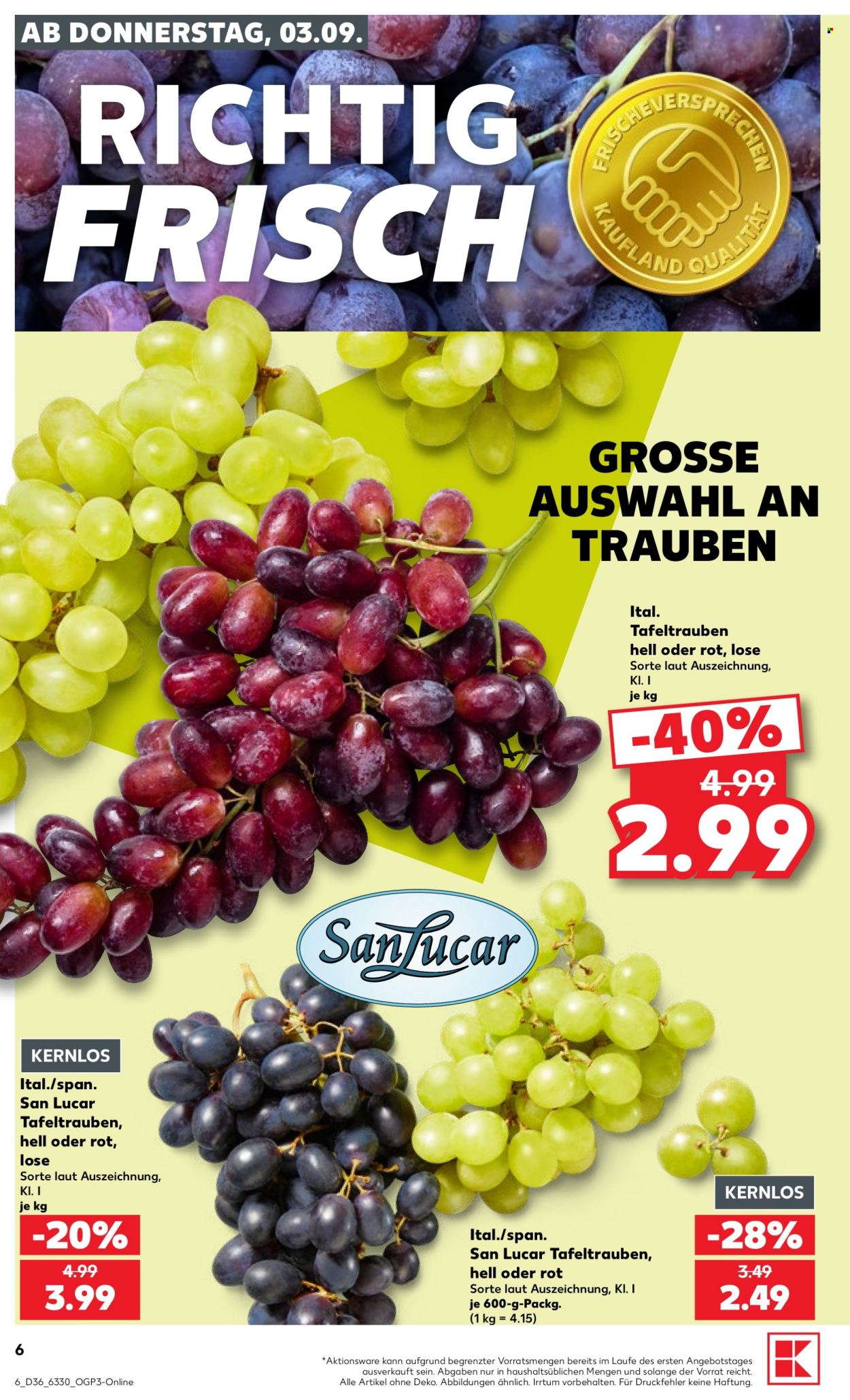 Kaufland Prospekte  - 3.09.2026 - 9.09.2026. Seite 6