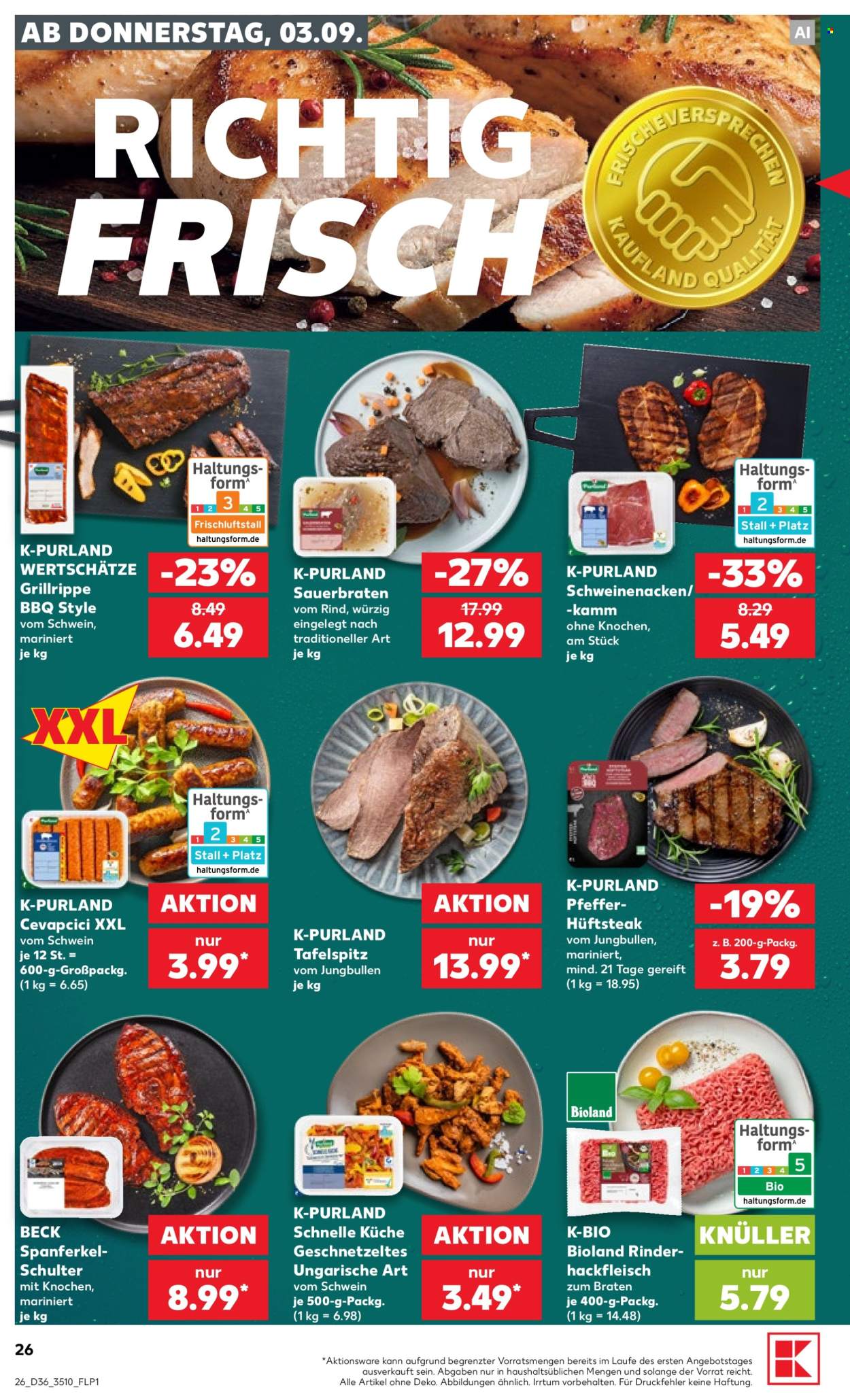 Kaufland Prospekte  - 3.09.2026 - 9.09.2026. Seite 26