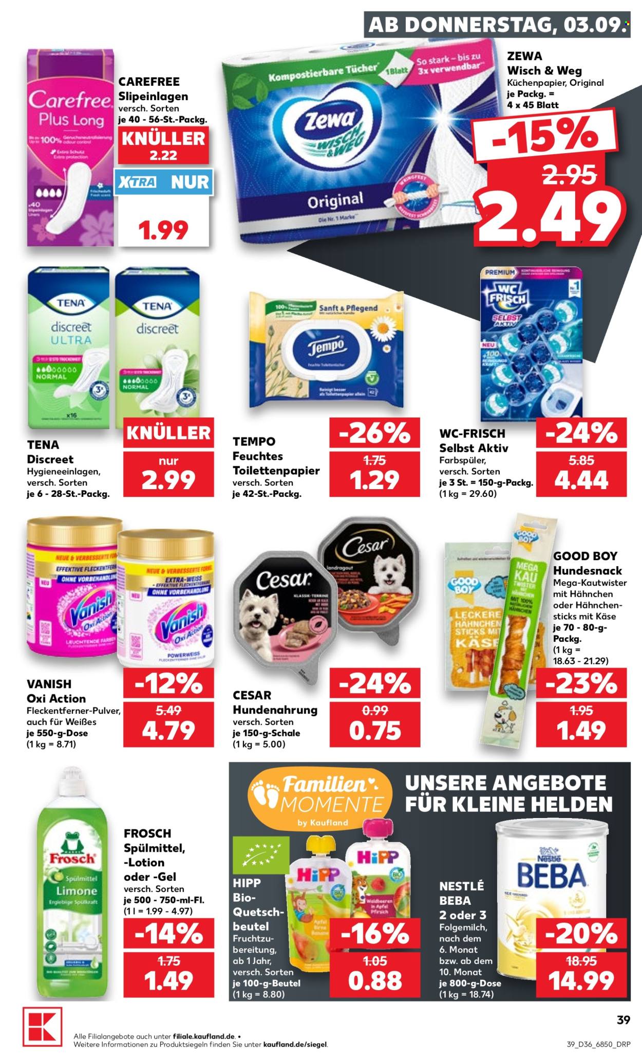 Kaufland Prospekte  - 3.09.2026 - 9.09.2026. Seite 39