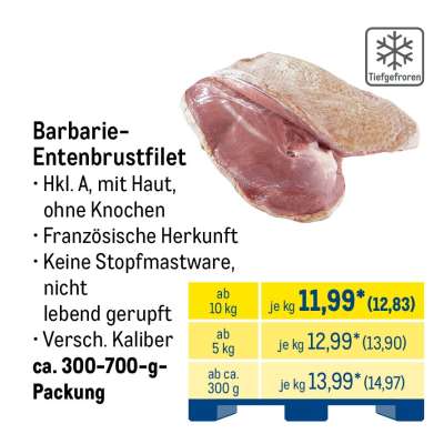 Barbarie-Entenbrustfilet