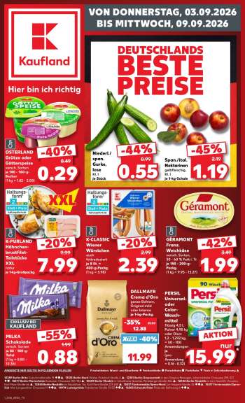 Prospekte Kaufland - 3.09.2026 - 9.09.2026.