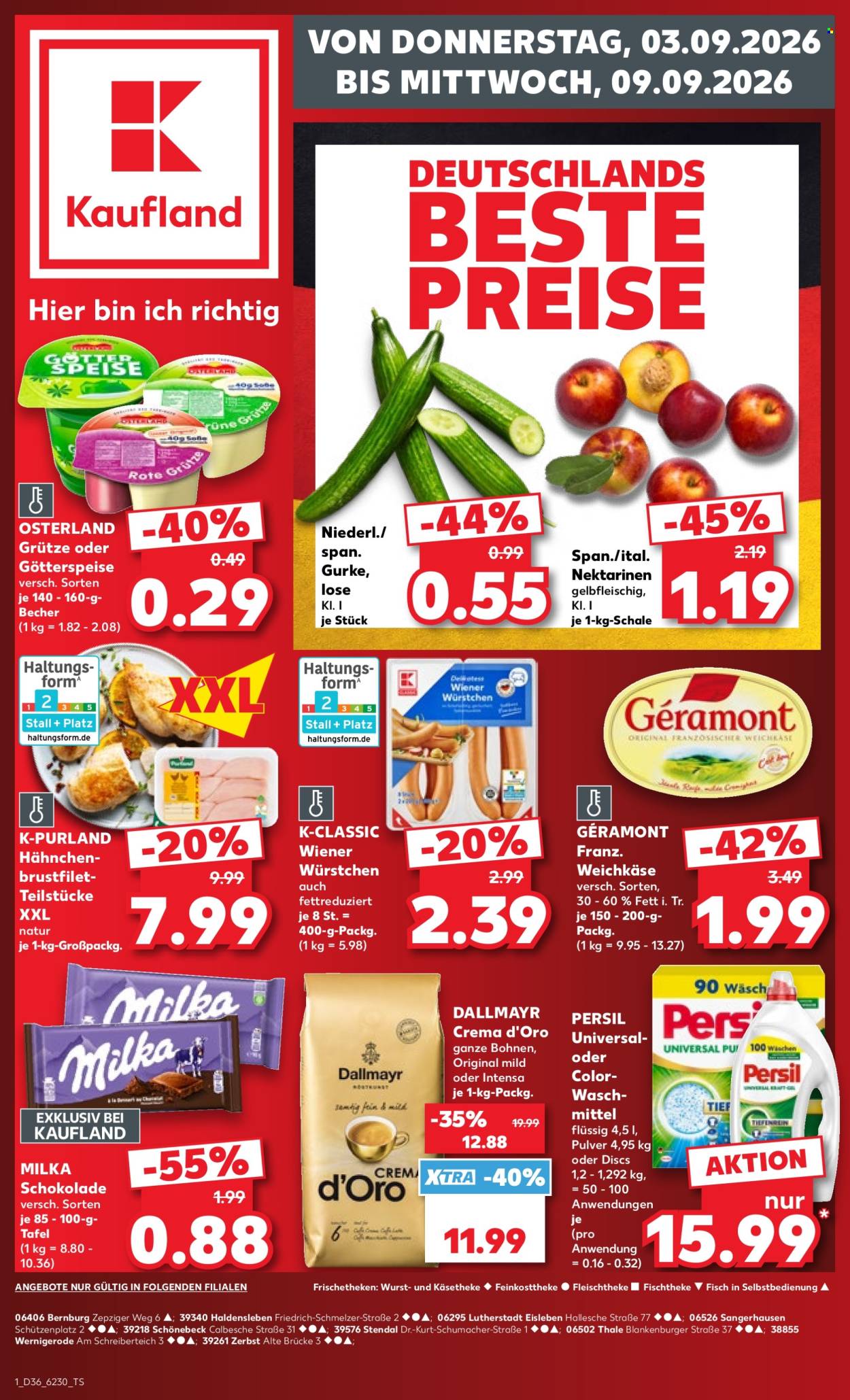 Kaufland Prospekte  - 3.09.2026 - 9.09.2026. Seite 1