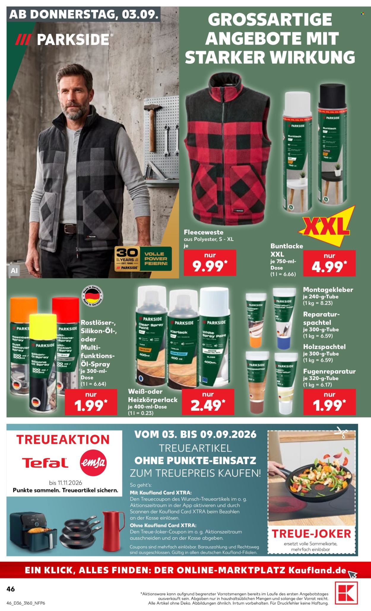 Kaufland Prospekte  - 3.09.2026 - 9.09.2026. Seite 46