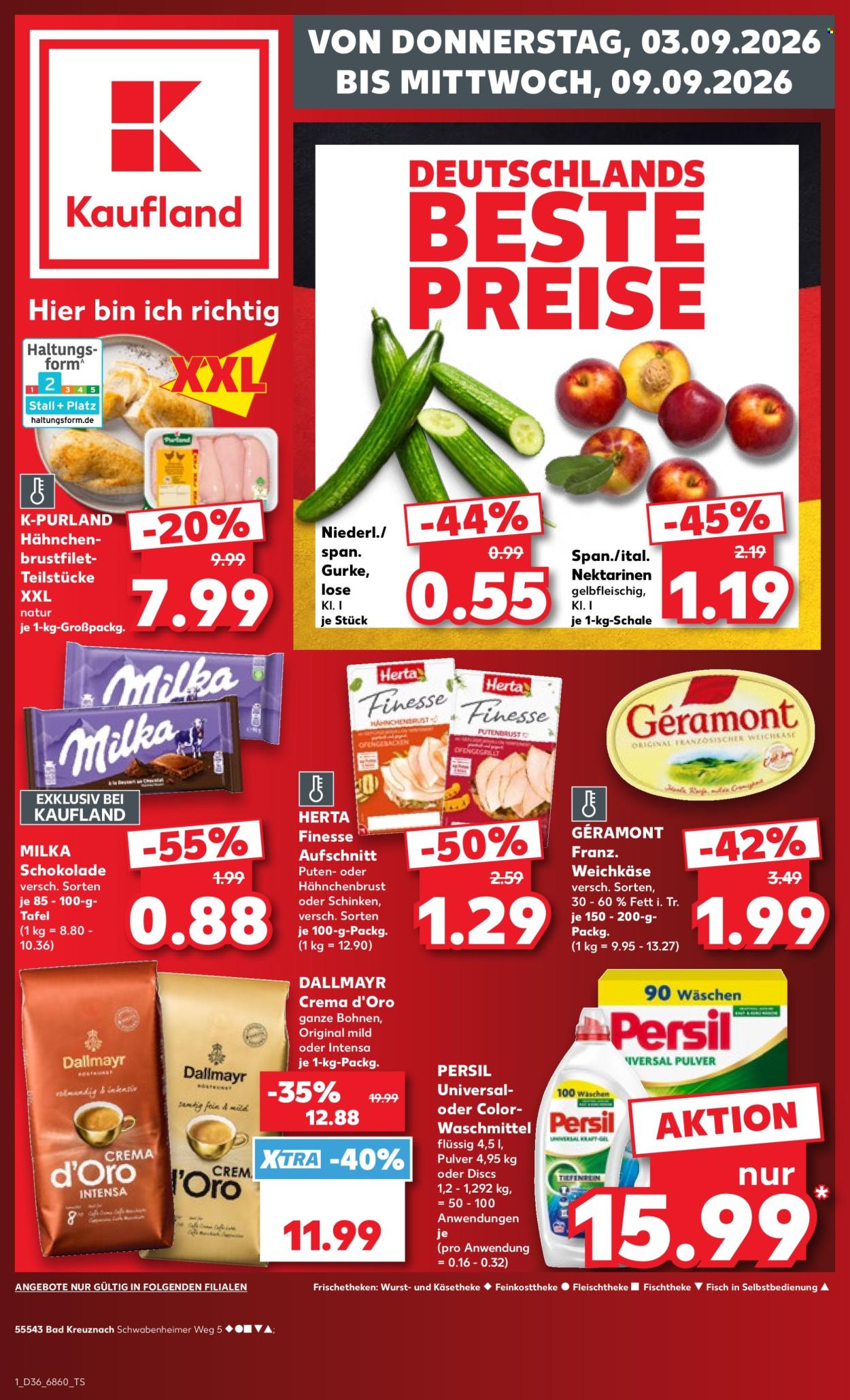 Kaufland Prospekte  - 3.09.2026 - 9.09.2026. Seite 1