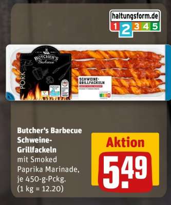 Butcher's Barbecue Schweine-Grillfackeln