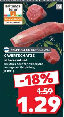 K-WERTSCHÄTZE Schweinefilet