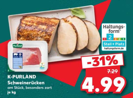 K-PURLAND Schweinerücken
